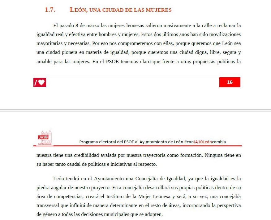 León celebra otro 8M mientras el Instituto de la Mujer y el Observatorio Municipal de la Mujer prometidos por Diez en 2019 siguen en el cajón