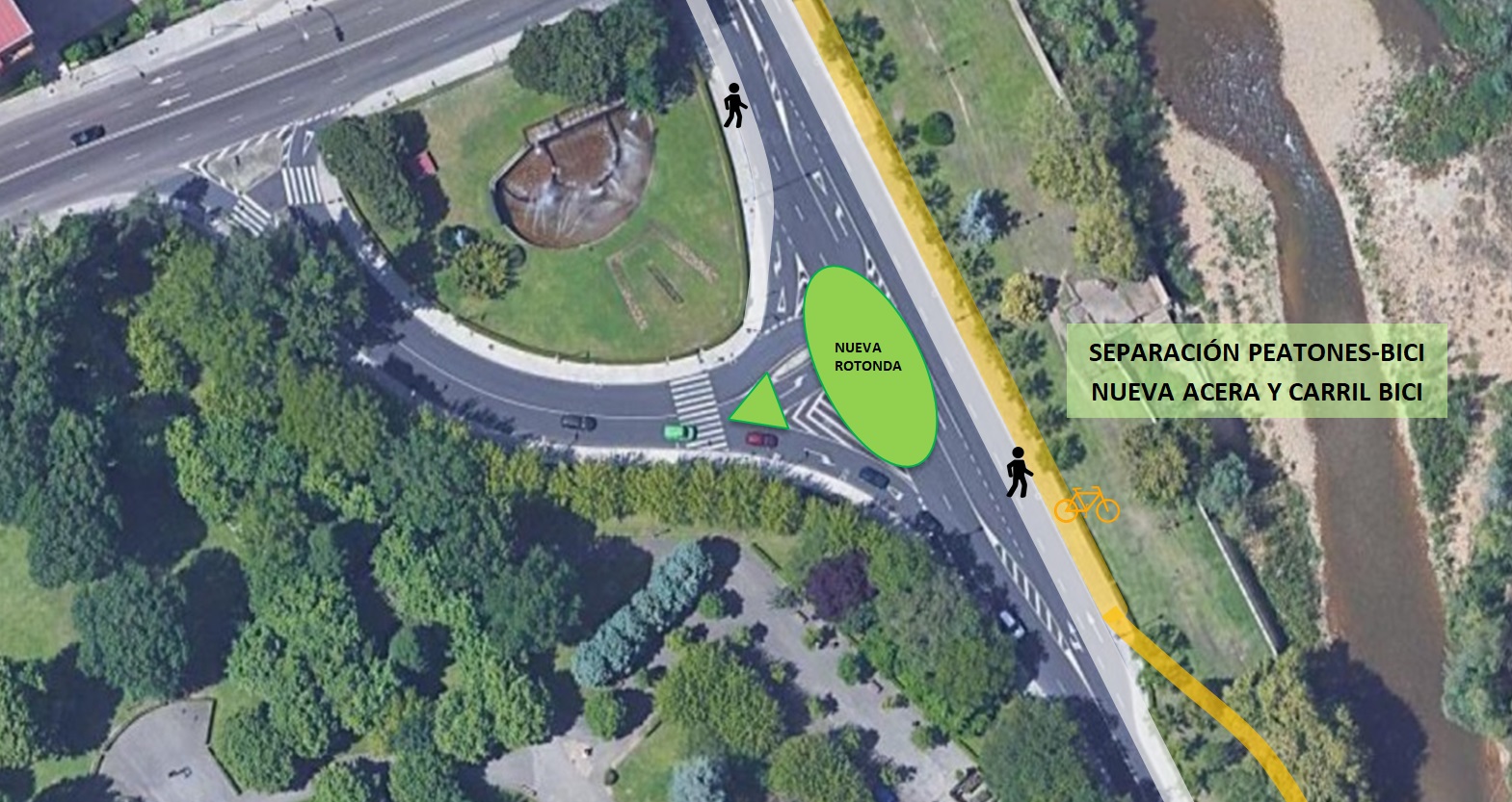 El PP propone mejorar la movilidad en el Puente Martín Granizo para garantizar el paso de ciclistas, peatones y vehículos con seguridad