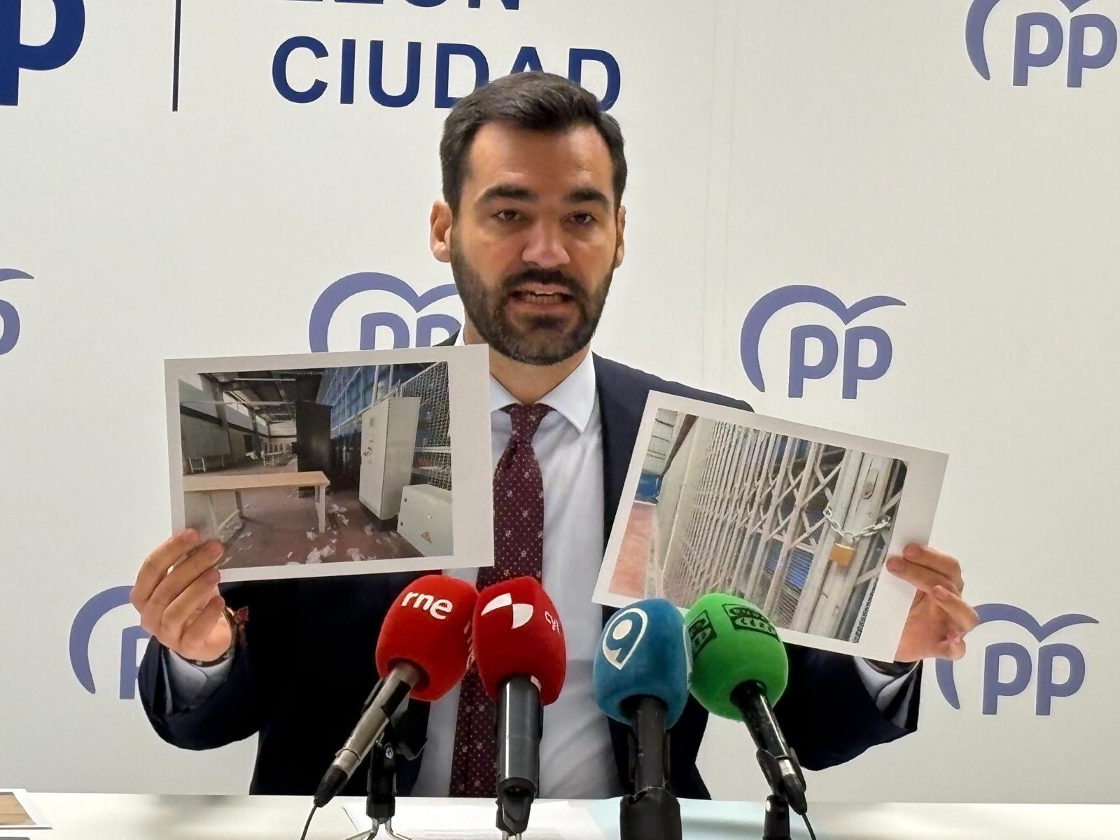 Fernández: “Los 4 millones de euros del proyecto estrella de la última campaña de Diez, León Market, agonizan entre basura en Mercaleón”